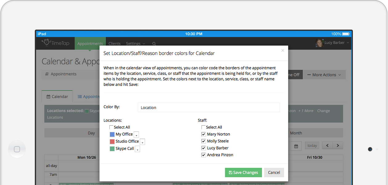 Appointment management for your locations